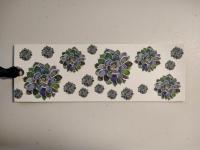 Pack of 6 Bookmarks, Choose between Gem Colored Succulent and/or Shark Bookmark